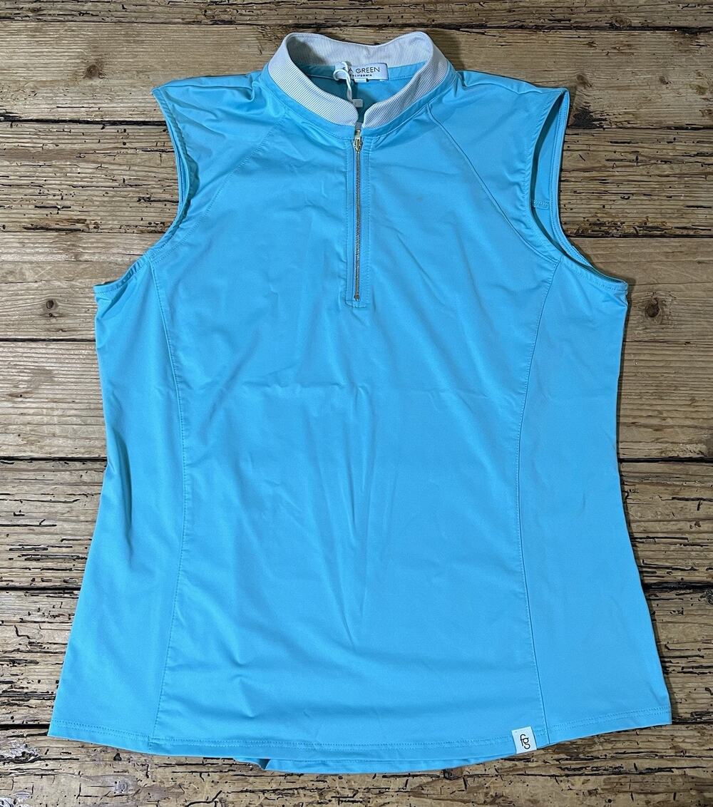 FIA Green California Women’s Size M Teal Golf Tank - NWT
